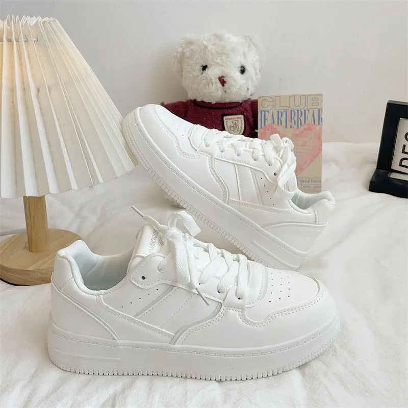 New 2024 Woman Tennis Sneakers Fashion Comfort  Sports Board Shoes Casual Academy Style Little White Shoes Female Spring autumn