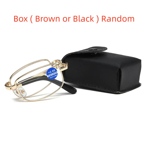 Anti-blue Light Reading Glasses Men Women Fashion Foldable Presbyopia Optical Eyeglasses +1.0 To +4.0