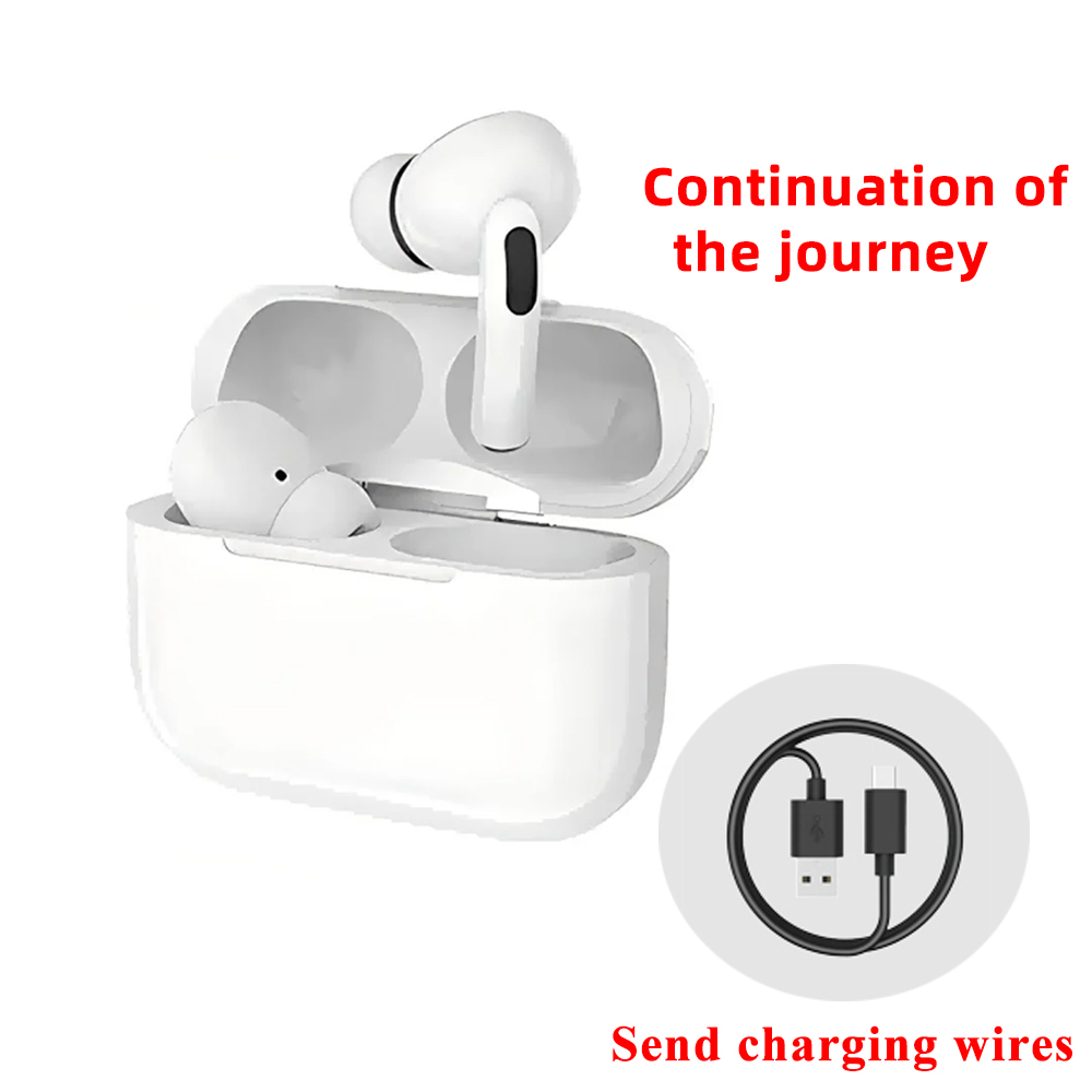 Wireless Bluetooth Earbuds Fake Air Pods TWS 5.3 Touch Control In-Ear Hi-Fi Stereo Earbuds with Charging Case For iPhone