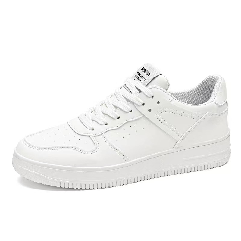 Casual Shoes 2024 Fashion Men's Sneakers Lightweight PU Leather Breathable Shoe Men Flats Lace-up Tennis Shoes Zapatillas Hombre