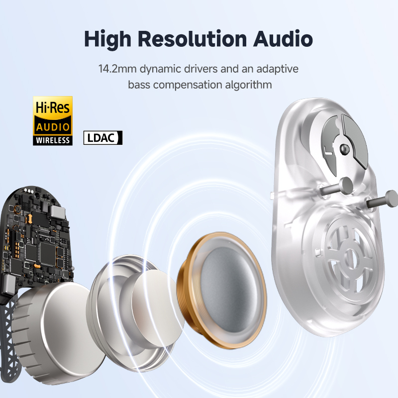 Edifier Comfo Flex True Wireless Bluetooth Earphones Open-ear Headphones Bluetooth 5.4 Ear Hooks Earphone,Hi-Res Audio,IP55