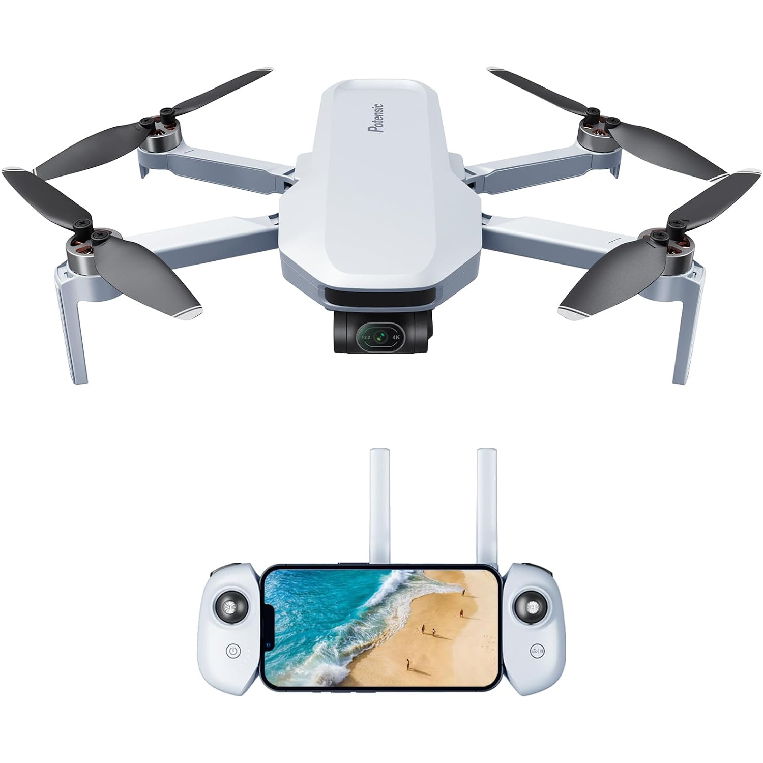 Potensic ATOM 3-Axis Gimbal 4K GPS Drones Under 249g Max 6-KM for Adults and Beginners