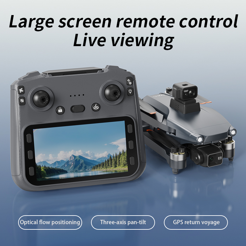 L600-1 PRO MAX GPS Drone 3KM 4K Professional HD Dual Camera 360° Laser Obstacle Avoidance Brushless Quadcopter Toy Gift