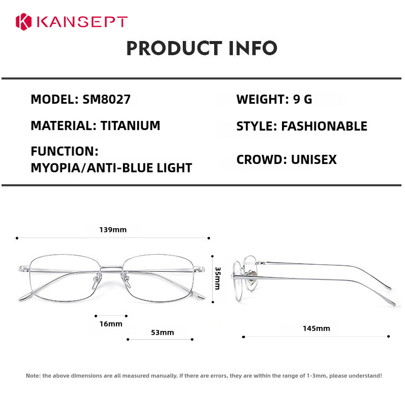 KANSEPT Myopia Eyeglasses Photochromic Glasses Man Men Sunglasses Women Lunette Pour Femme Original Graduated Lenses to Read