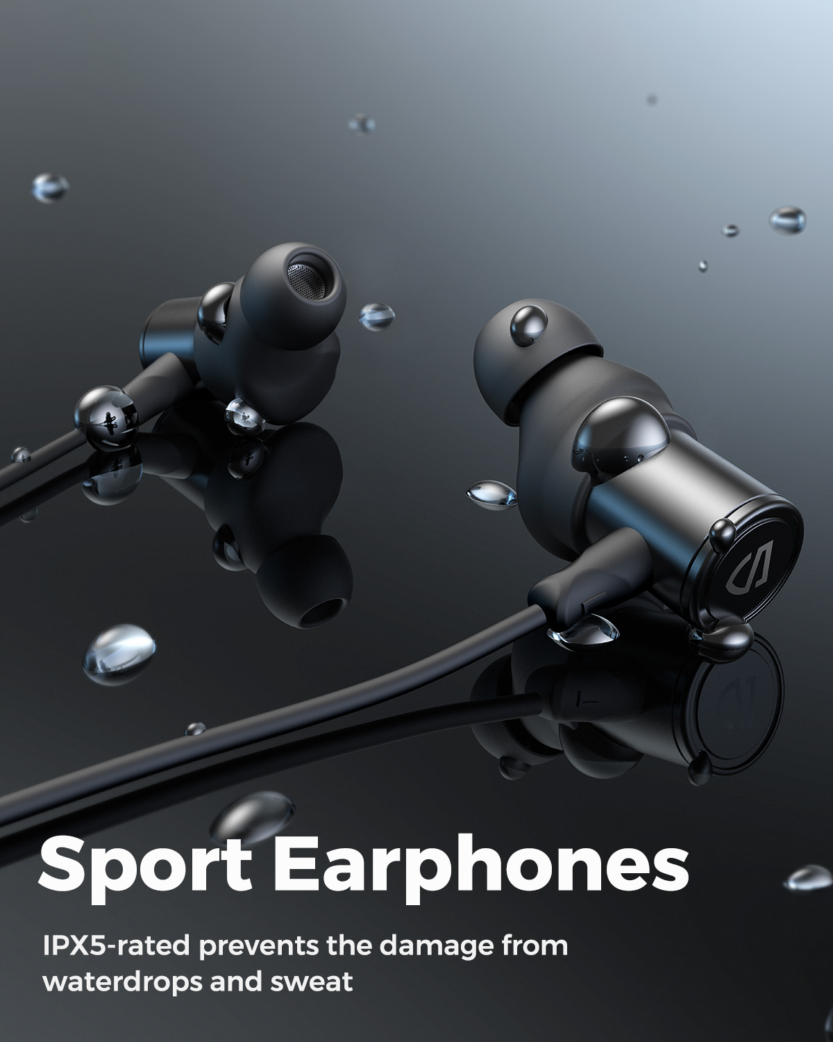 SoundPEATS Q30 HD+ Bluetooth Headphones aptX-HD in-Ear Stereo Wireless V5.2 Magnetic Earphones IPX5 Sweatproof Earbuds with Mic