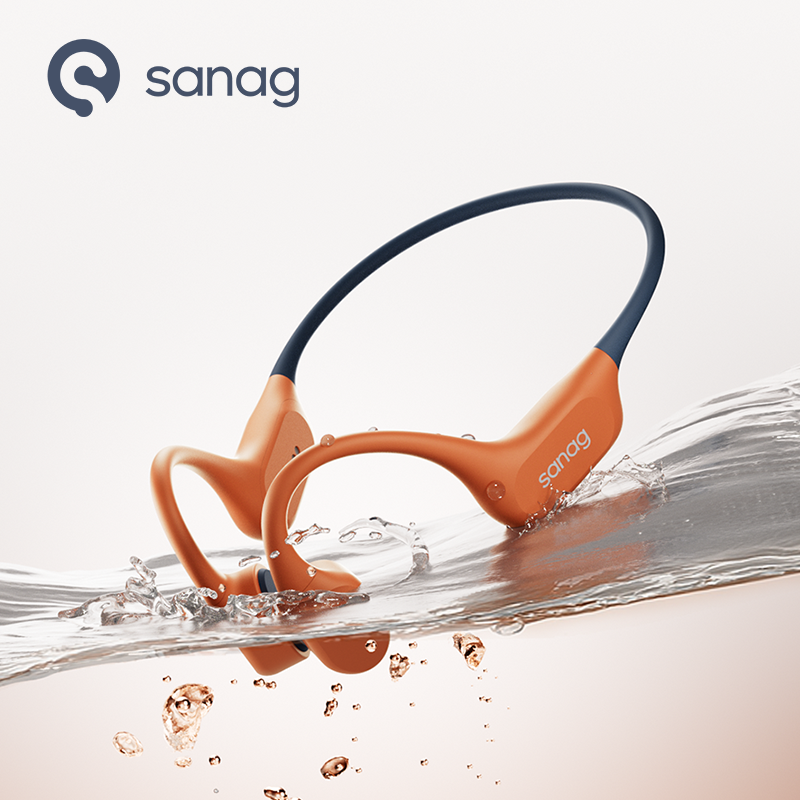 Sanag B77S IPX8 Swimming Earphone Bone Conduction Bluetooth Headphone Choice Flash-sale 64GB Memory MP3 Player Wireless Headset