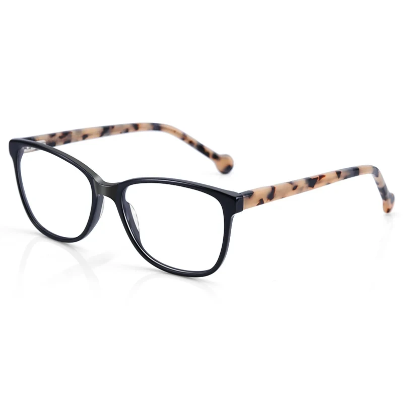 ZENOTTIC Fashion Acetate Prescription Eyeglasses Progressive Optical Glasses For Women Anti Blue Light Protection Myopia Eyewear