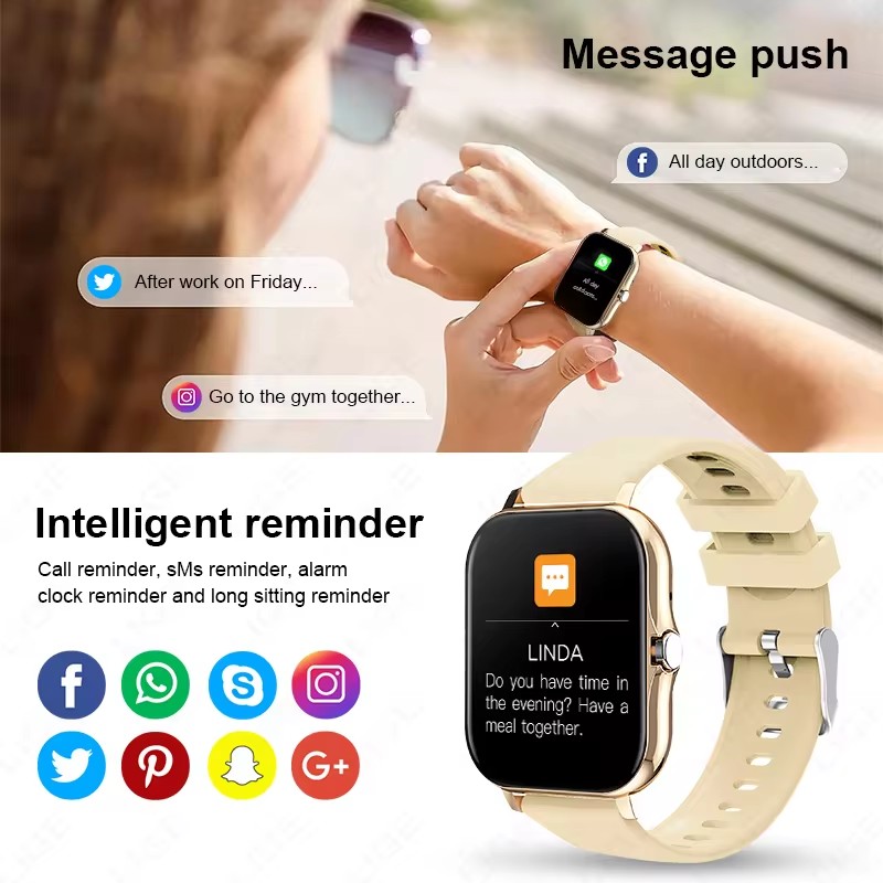 Xiaomi MIJIA 2025 New Smart Watch Bluetooth Call Music Heart Rate Blood Pressure Monitor Smartwatch for Women Men Holiday Gifts
