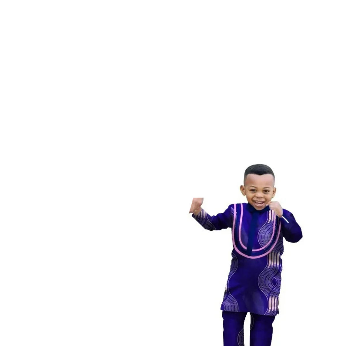 African Parent-child Clothing Long Sleeve Slim Fits Dashiki Outfits for Father Boys Fashion Men African Clothes Sets Wyq340