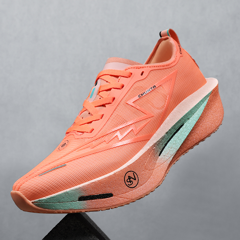 Men Sports Breathable Lightweight Women's Comfortable Athletic Nonskid Sneakers Running Shoes Carbon Board Speciality Marathon