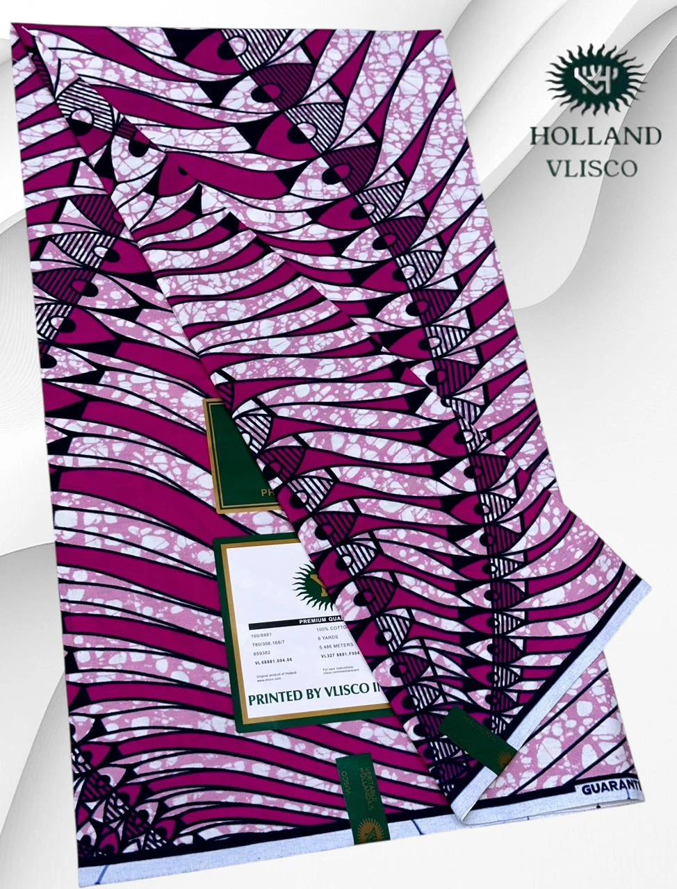 The Ultimate Legend: Authentic Holland Vlisco Veritable Wax Prints – Premium Atamfa Turmi for High-Fashion Dashiki and Traditional African Couture
