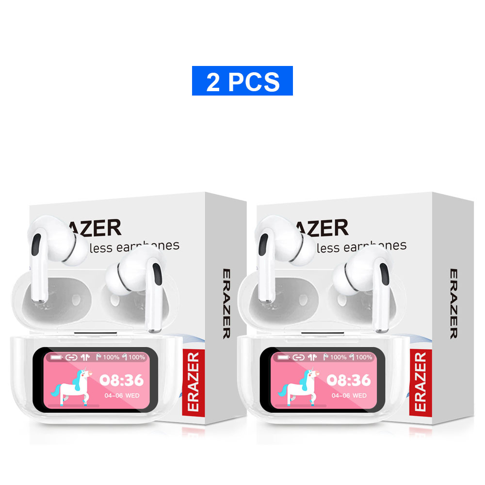 ERAZER Original Wireless Bluetooth Earphones HiFi Headphones HD Stereo Waterproof Earbuds Touch Screen With ANC Noise Reduction