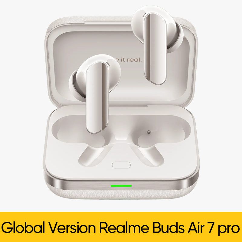 Global Version realme Buds Air 7 Pro 53dB Active Noise Cancelling True Wireless Earphone 48Hour Battery Bluetooth 5.4 Headphone