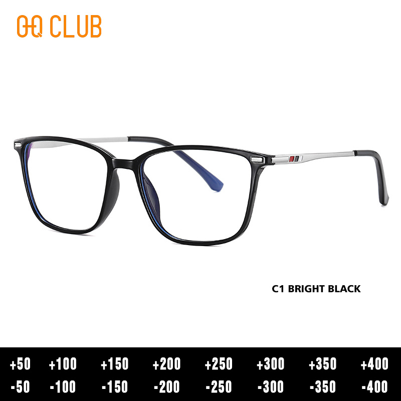 O-Q CLUB Graduated Lenses to Read Men`s Glasses for Reading Glass for Man Lunette Myopia Eyeglasses Photochromic Women Lens Eye