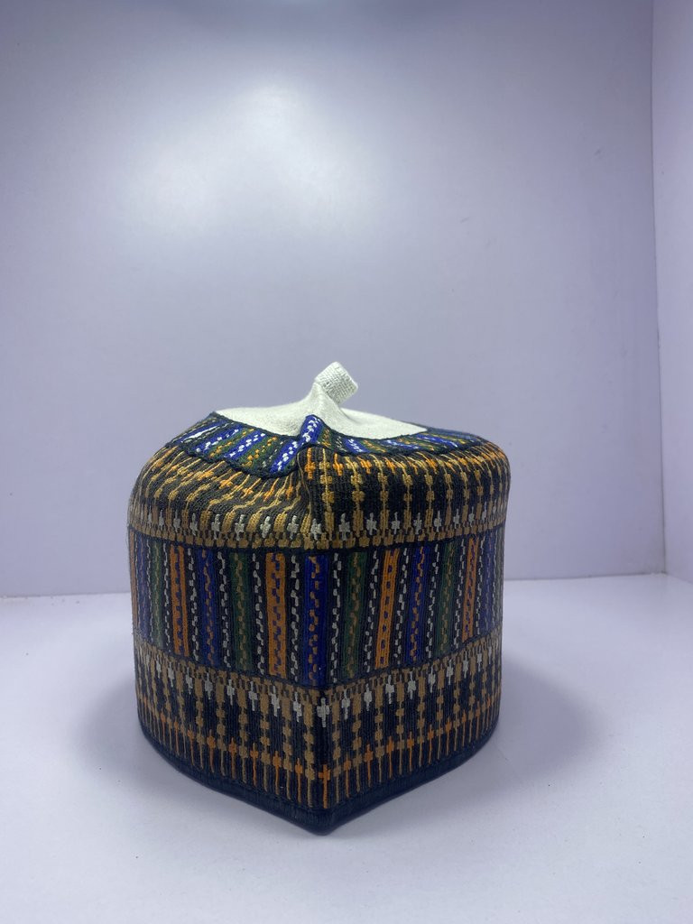 Multi-Color Rawaram Kindei - Vibrant Hausa Cap