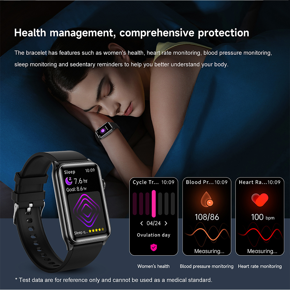2025 New Smart Watch Men LED Bluetooth Call Sports Men's Smartwatch Heart Rate Health Temperature Monitoring Women Smart Watches
