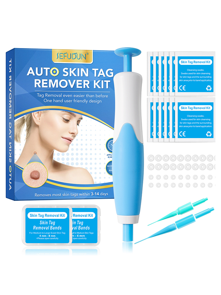 2 IN 1 Auto Micro Skin Tag Remover Device Standard And Micro Skin Tag Removal Kit Adult Mole Wart Remover Face Care Beauty Tools