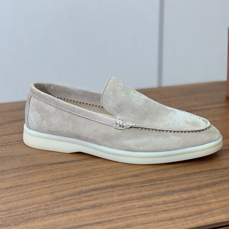 large size 35-51 highquality all Genuine leather walking men's loafers sheepskin Casual comfortable Sheep suede men's shoes