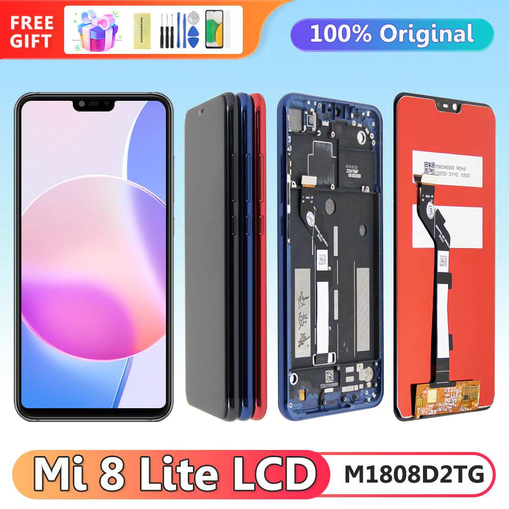 6.26" Screen for Xiaomi Mi 8 Lite M1808D2TG, for Xiaomi Mi 8 Youth / Mi 8X Lcd Display Digital Touch Screen Assembly with Frame