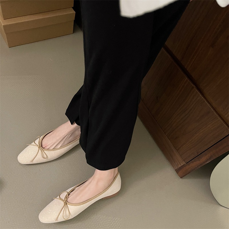 2025 Spring Women's Mary Jane Shoes - Fashionable One-Piece Sandals, Comfortable Street Style, Soft Bottom Women's Flat Shoes