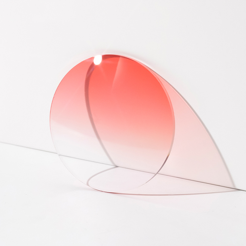 ZIROSAT Aspheric Tinted color MR-8 1.61index Super Tough Optical Glasses Prescription Lenses Strong Anti Reflective for Rimless