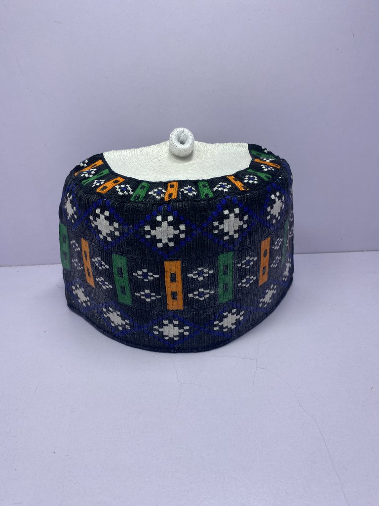 Green Rawaram Fulani Cap