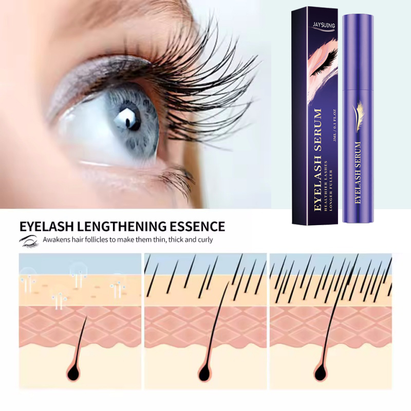 7-Day Eyelash Growth Serum Natural Eyelashes Enhancer Longer Thicker Curl Essence Liquid Lift Lashes Products Beauty and Health