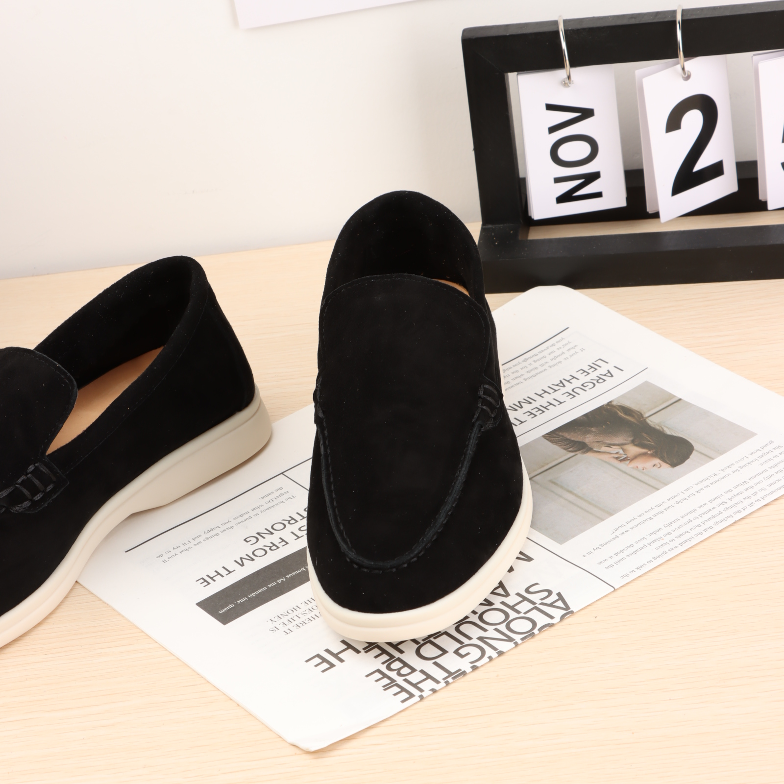 Man Shoes Loafers Stitching Men None Adult Rubber Cow Suede Leather Casual Shoes Shoes Men Favourite