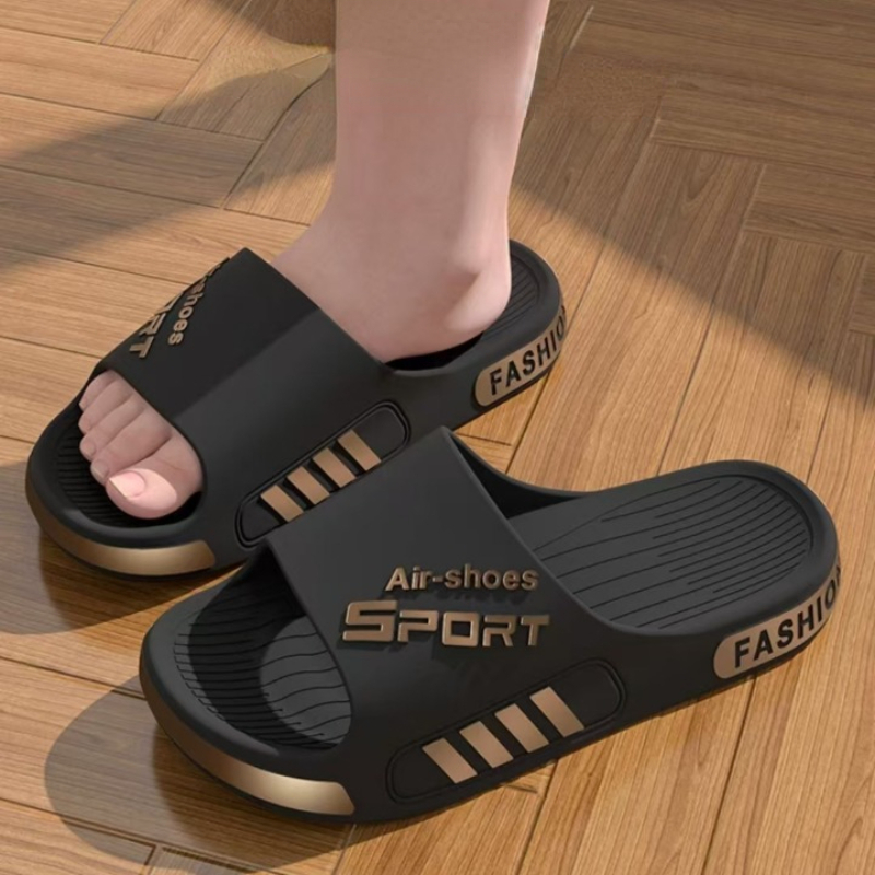 Fashion Men's Slippers Soft Sole Non-slip Men Flip Flops Comfortable Large Size Outdoor Beach Sandals Man Home Bathroom Slippers