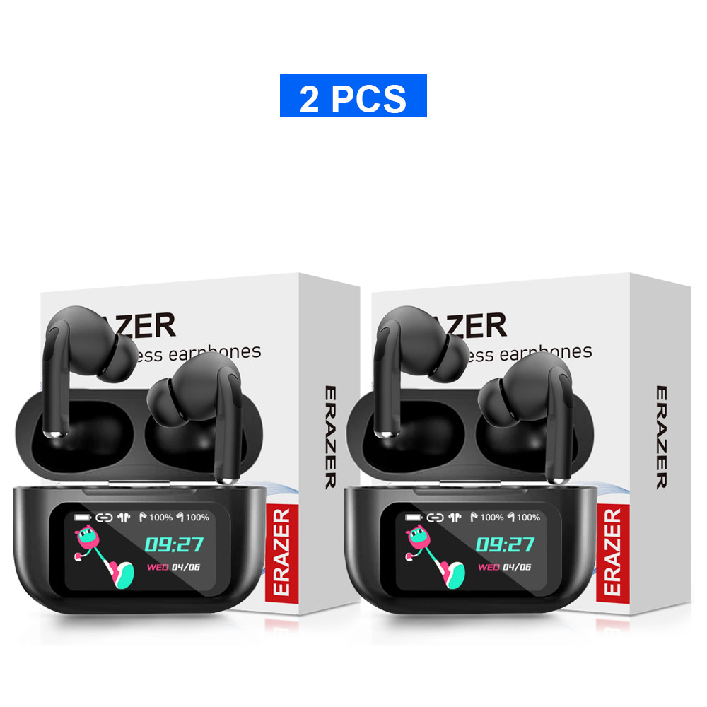 ERAZER Original Wireless Bluetooth Earphones HiFi Headphones HD Stereo Waterproof Earbuds Touch Screen With ANC Noise Reduction