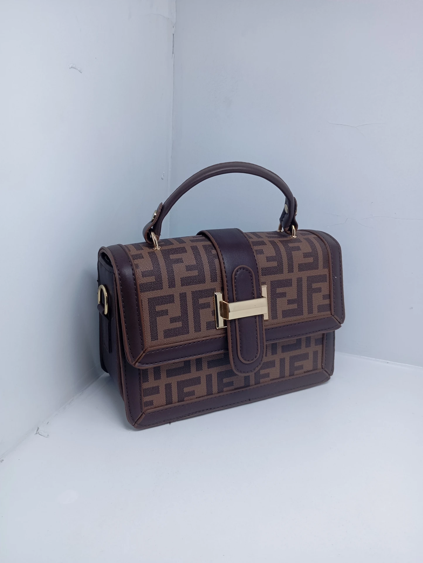 Fendi FF Zucca Print Luxury Bag