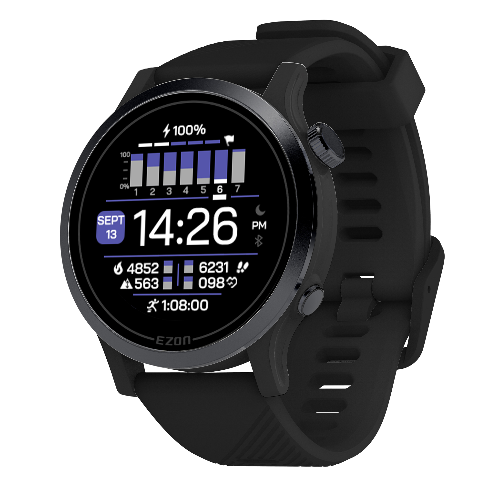 EZON R7 GPS Sports Watch: For multi-sport athletes in running,swimming,cycling,triathlon,marathon for Women