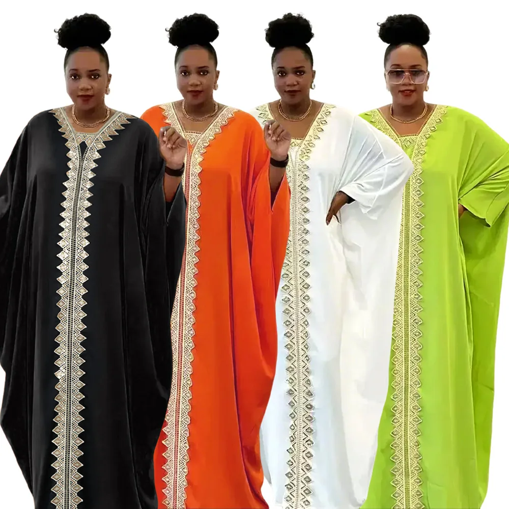 Customized 2025 African Dresses for Women Traditional Africa Clothing Dashiki Ankara Outfits Gown Abayas Robe Muslim Kaftan Maxi