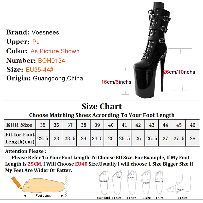 Sexy 26cm Matte Black Queen Belt Buckle Pole Dance Women Ankle Boots Platform Cross-dressing Cosplay Shoes Gothic Stripper Heels