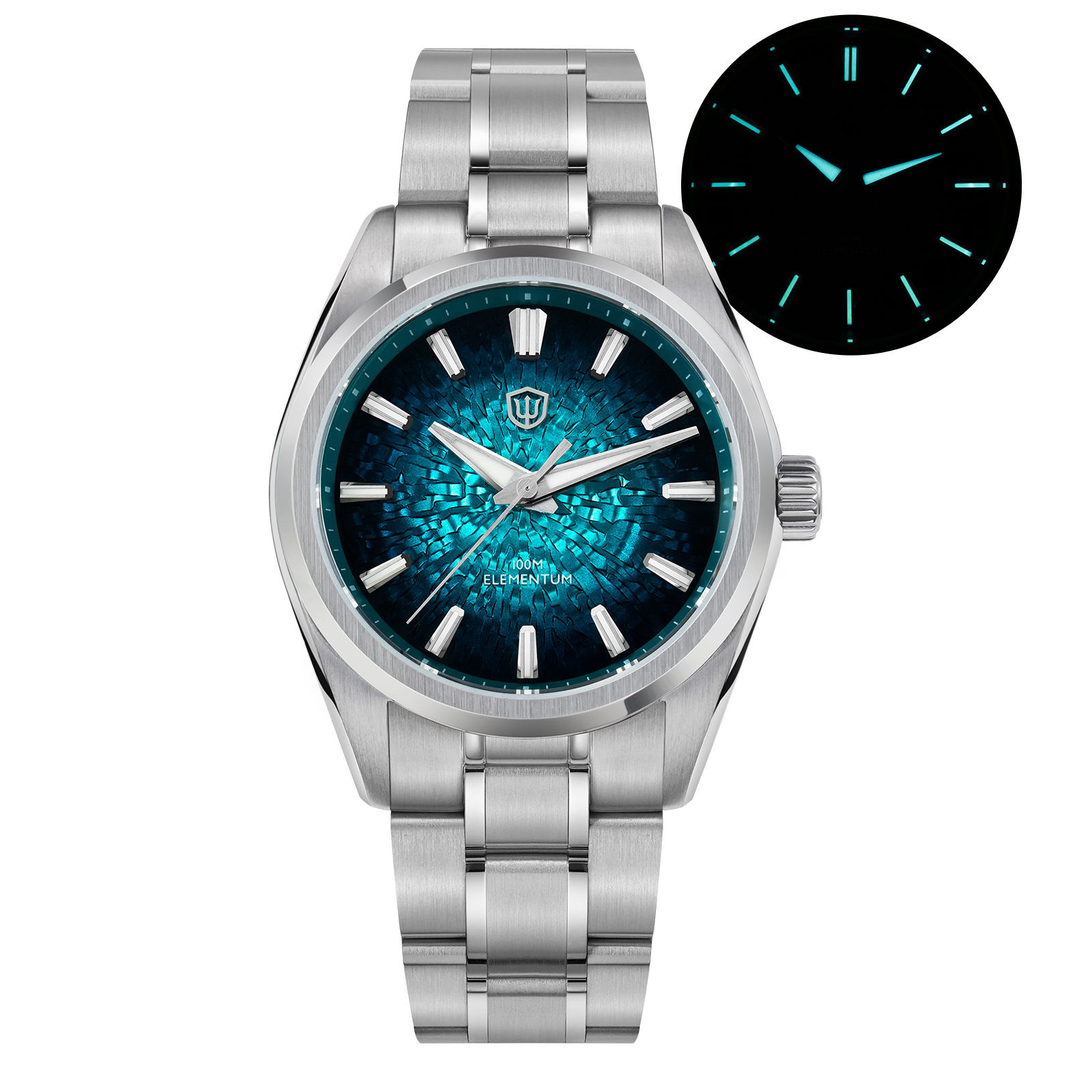 Watchdives WD0003C 38mm Watch VH31 Sweep Seconds Quartz Movement Stainless Steel Watch Elementum Original Design Men Wristwatch