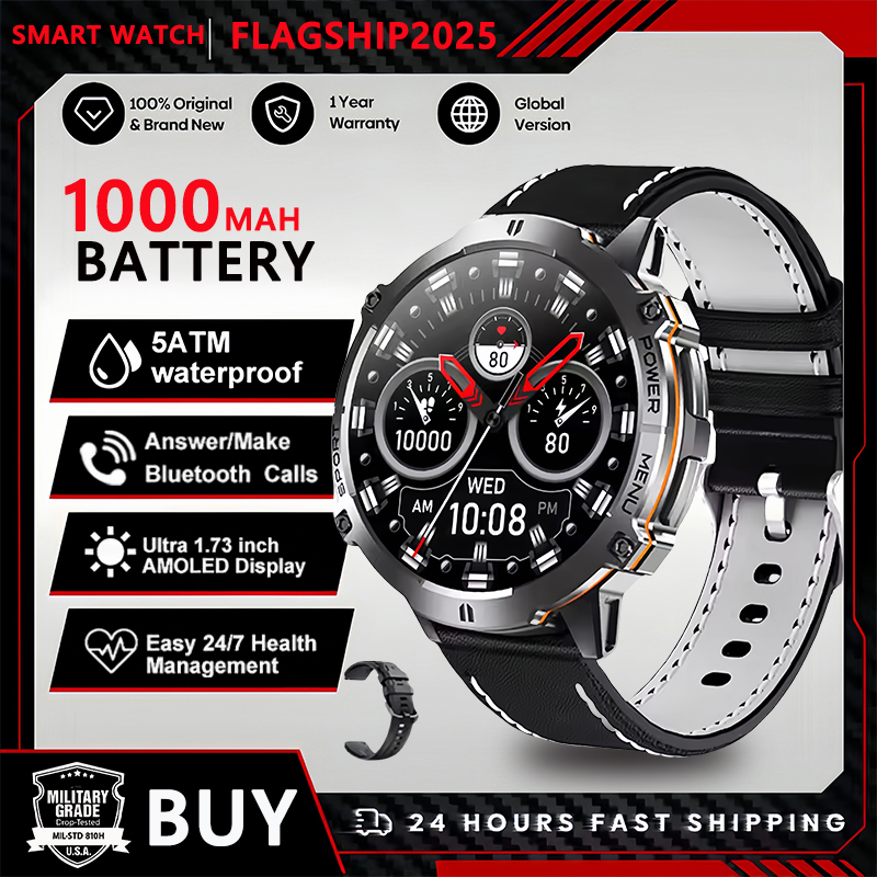 2025 Original TANK T3 Ultra GPS Smart Watch  5ATM Waterproof Smartwatch HD AMOLED 1000mAh Fitness T-Rex 3 Electronic Watches Men