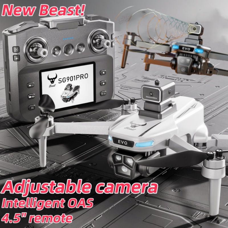 SG901MAX GPS Drone 8K Professional HD Dual Camera With Screen 5G WIFI 360°Obstacle Avoidance Brushless Foldable Quadcopter Drone