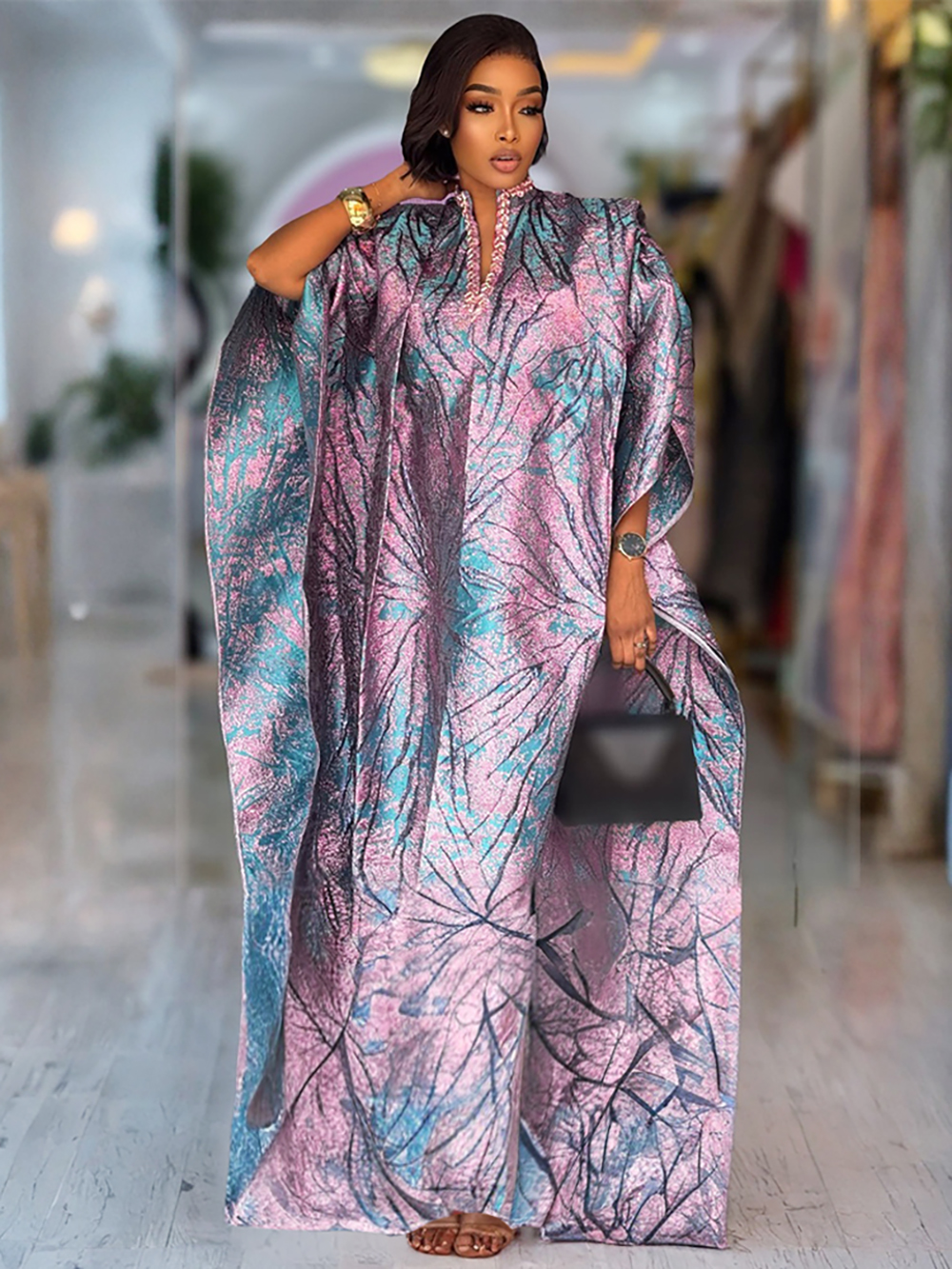 2025 African Dress For Women Traditional Africa Clothing Dashiki Outfits Party Evening Gown Plus Size Kaftan Dubai Muslim Abayas