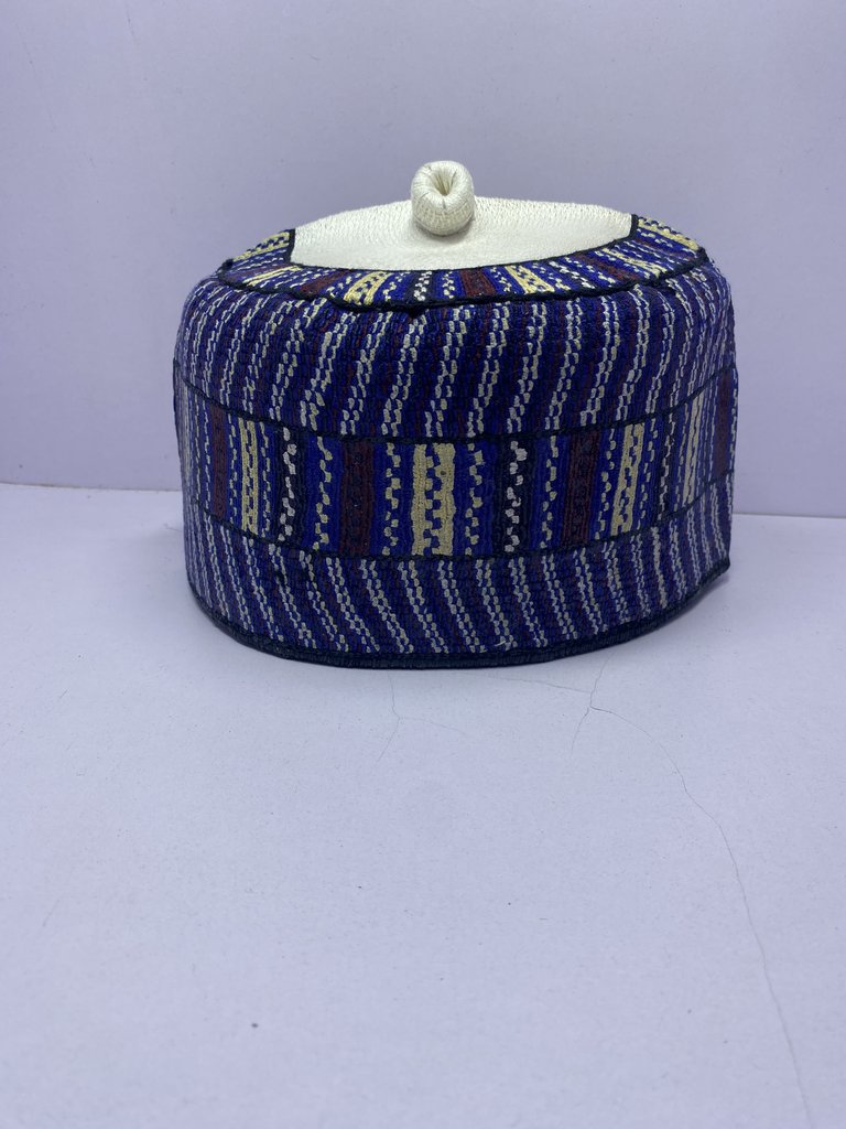 Blue Rawaram Kufi Hat