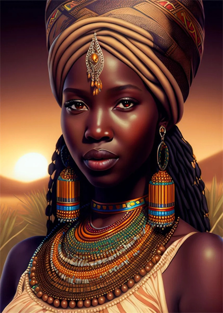 Beautiful African American Woman Canvas Psoters and Prints Sunshine Smiling Girl Pictures Portrait Wall Art Picture Home Decor