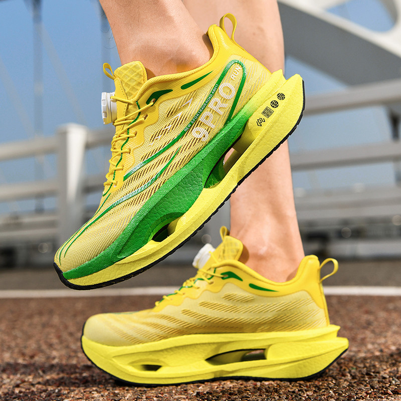 Mens Advanced Carbon Plate Marathon Running Shoes Casual Cosy Breathable Lightweight Comfortable Athletic Non Slip Racing Shoes