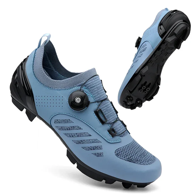 Cycling Sneaker MTB Men Sport Road Bike Boots Flat Racing Speed Sneakers Trail Mountain Bicycle Footwear Spd Pedal Cycling Shoes