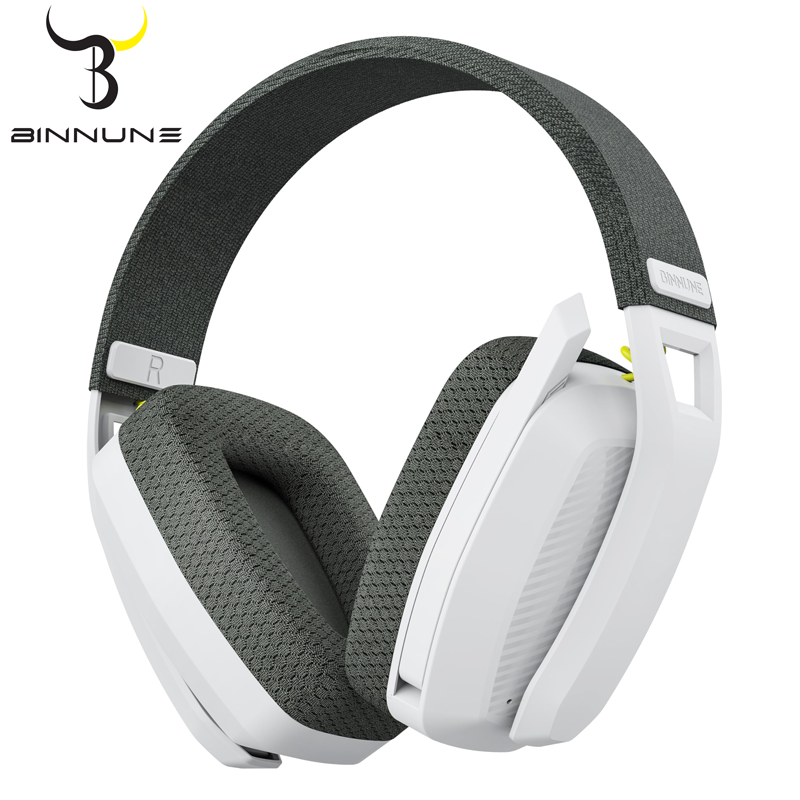 BINNUNE BW06 Bluetooth Headsets Gamer with Mic for PS5 PS4 PC Mac Playstation Wireless 2.4GHz Gaming Headphone with Microphone