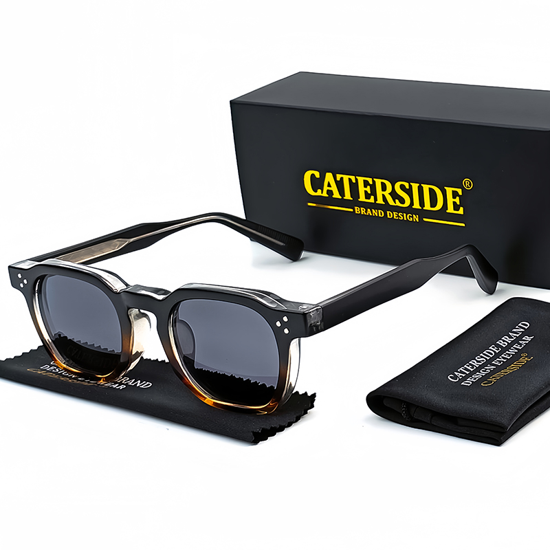 CATERSIDE Fashion Men Sunglasses Small Frame Square Personalized Design Sun Glasses Women Travel Party Business Festival Gift