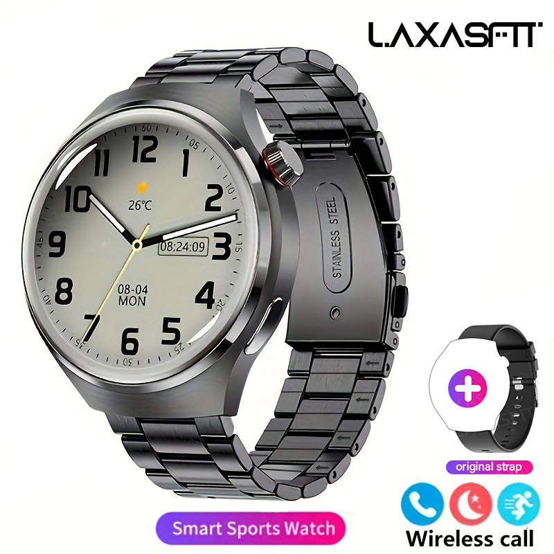 LAXASFIT New Smart Watch 1.52 HD Screen Heart Rate Bluetooth Call NFC Sports Men's Smart Watch 2025