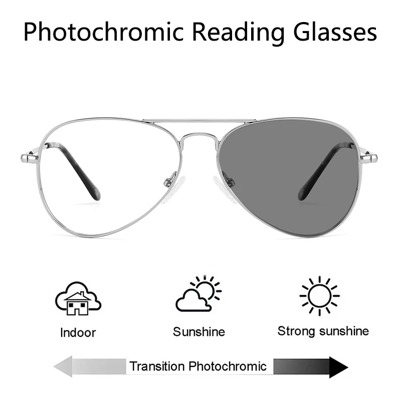 Photochromic Reading Glasses for Men Women's Sunglasses Photochromic Lenses Man Best Selling for Women Luxury Eyeglass Frames 2