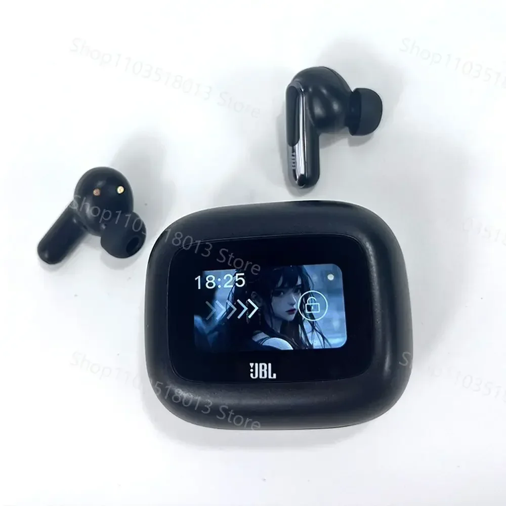 JBL Live Beam 3 True Wireless Bluetooth Earbuds Noise Cancelling Headset with LED Smart Display Box