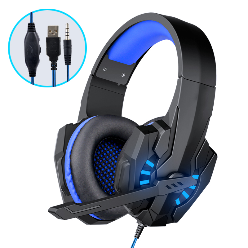 A7 Bass Gaming Headset with Mic Over-Ear Headphones Stereo Sound Gamer Video Game Noise Cancelling for PC Gaming Headset Esports