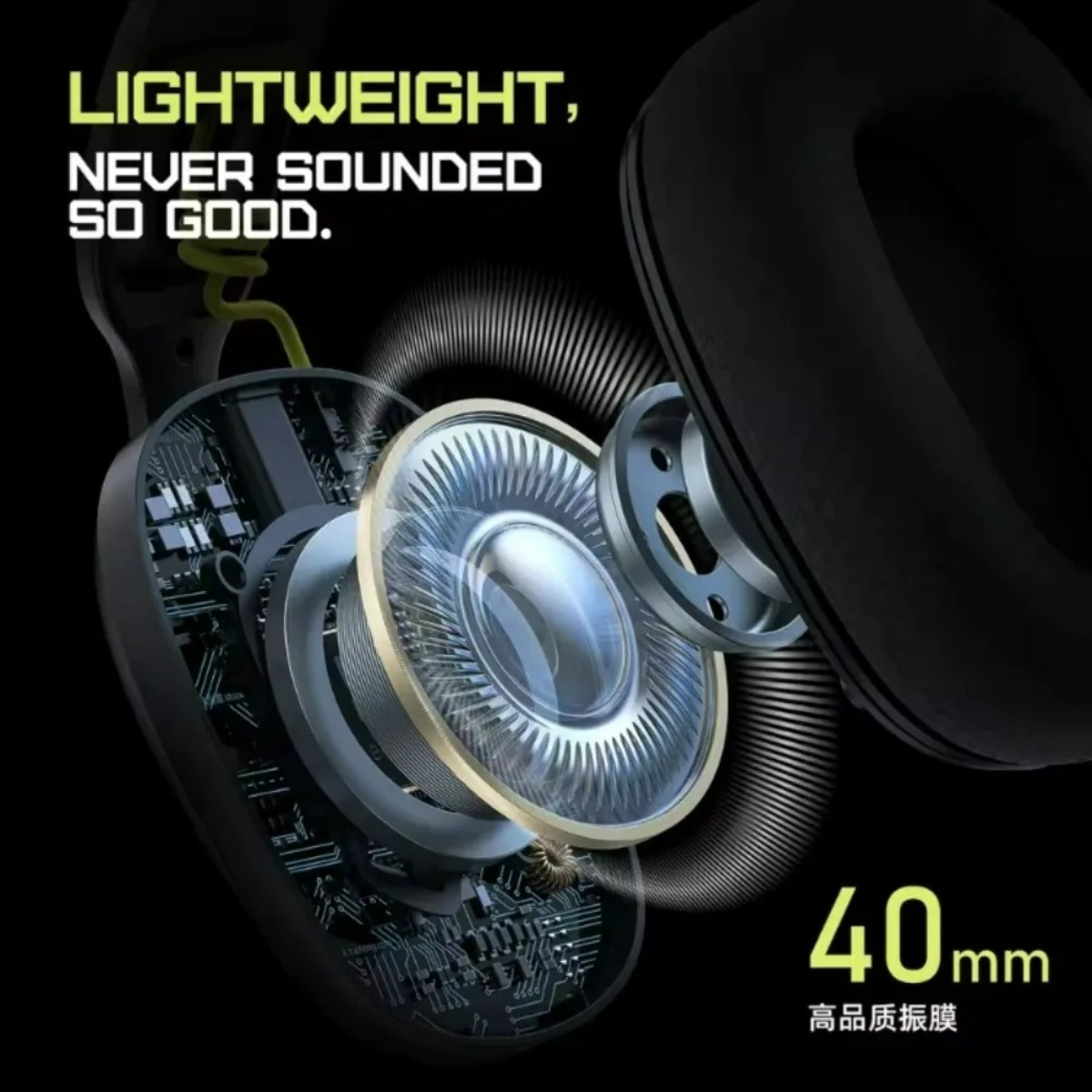 Onikuma B2 Bluetooth Headphones for PS5, PS4, PC Gaming Headset ANC Noise Reduction 2.4GHz Tri Mode Wireless Headphones with Mic