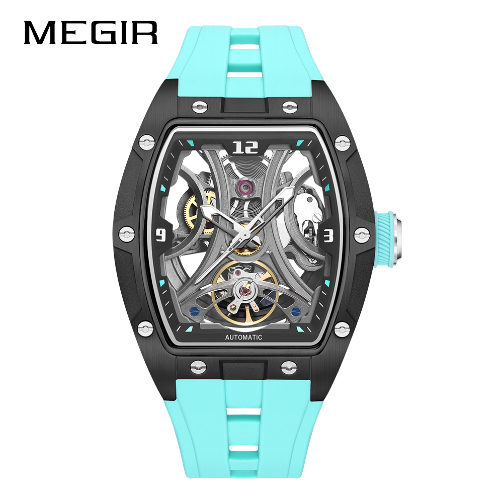 MEGIR Men Mechanical Watch Top Brand Luxury Automatic Watch Business Waterproof Luminous Watch for Men